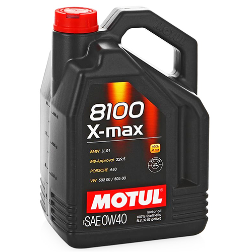 Купить 104533 MOTUL Моторное масло 8100 X-max 0W-40 (5 л) в интернет-магазине Ravta – самая низкая цена