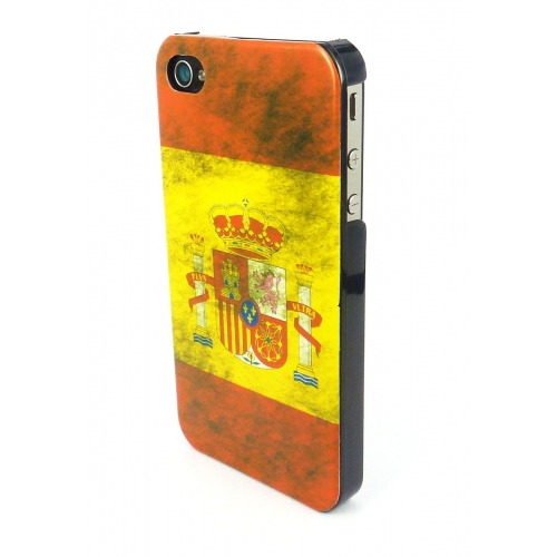 Купить Чехол-накладка для iPhone 4/4s, флаг Испании, винтаж в интернет-магазине Ravta – самая низкая цена