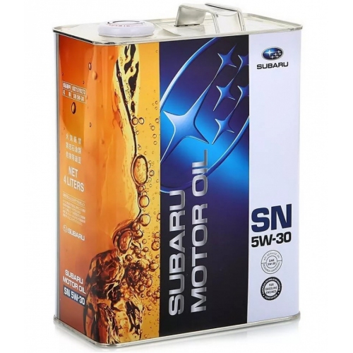 Купить Масло SUBARU MOTOR OIL SN 5/30 (4л) в интернет-магазине Ravta – самая низкая цена