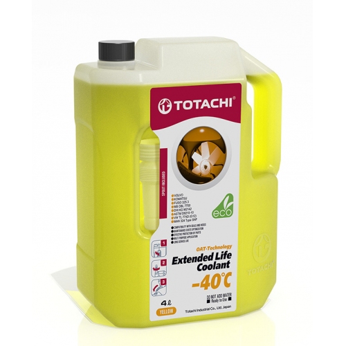 Купить Охлаждающая жидкость TOTACHI ELC Yellow -40C 4л в интернет-магазине Ravta – самая низкая цена