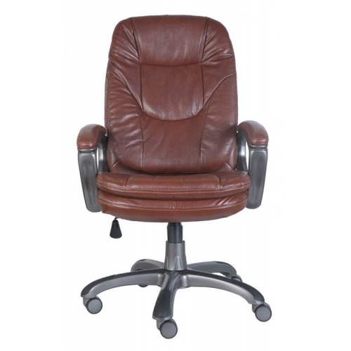 Купить Кресло руководителя Бюрократ CH-868AXSN/Brown коричневый искусственная кожа (пластик темно-серый) в интернет-магазине Ravta – самая низкая цена