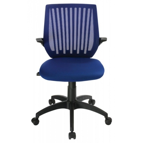 Купить Кресло Бюрократ CH-497/BL/TW-10 спинка сетка синий сиденье синий в интернет-магазине Ravta – самая низкая цена