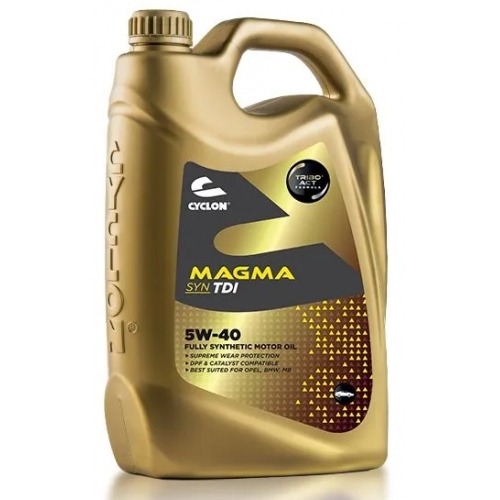 Купить Масло моторное Cyclon Magma Syn TDi 5W-40 (API SN, ACEA C3) 5л в интернет-магазине Ravta – самая низкая цена