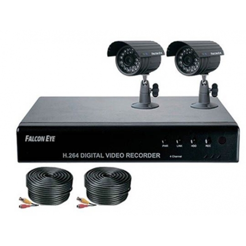 Купить Комплект видеонаблюдения FALCON EYE FE-004H-KIT в интернет-магазине Ravta – самая низкая цена