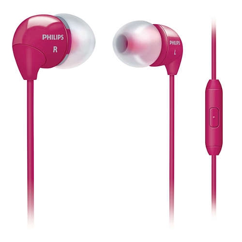 Купить Гарнитура Philips SHE3595 (розовый) в интернет-магазине Ravta – самая низкая цена