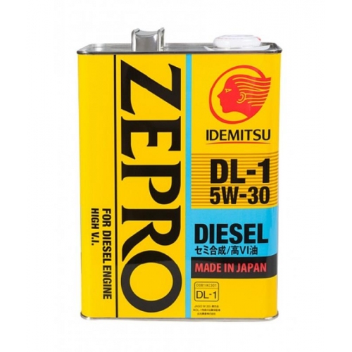 Купить IDEMITSU Масло моторное Zepro Diesel DL-1 5W-30 4л в интернет-магазине Ravta – самая низкая цена