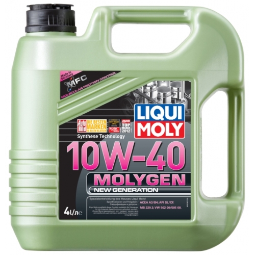 Купить 9060 LiquiMoly НС-синт.мот.масло Molygen New Generation 10W-40 SL/CF;A3/B4 (4л) в интернет-магазине Ravta – самая низкая цена