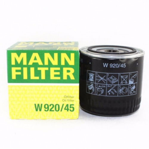 Купить W920/45 MANN-FILTER Масляный фильтр в интернет-магазине Ravta – самая низкая цена