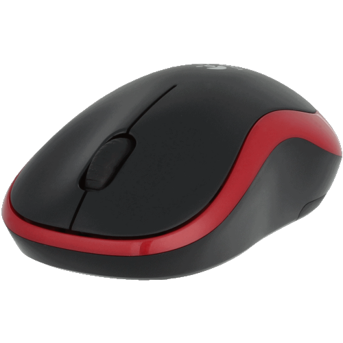 Купить Мышь Logitech M185 dark red wireless USB (910-002240) в интернет-магазине Ravta – самая низкая цена