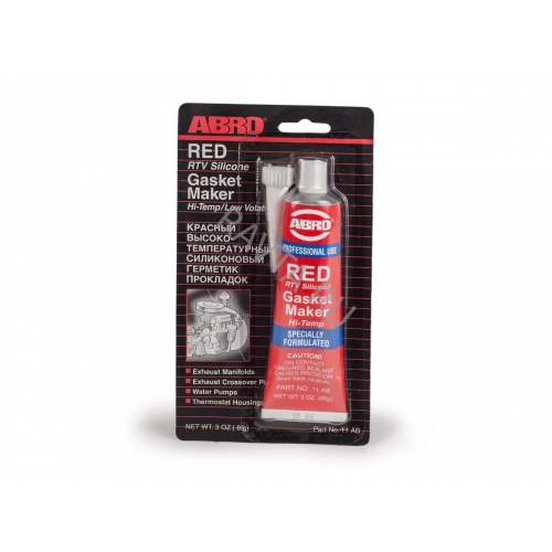 Купить ABRO герметик-прокладка (красный)(85гр) в интернет-магазине Ravta – самая низкая цена