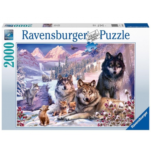 Купить Ravensburger. Пазл карт. 2000 арт.16012 "Волки в снегу" в интернет-магазине Ravta – самая низкая цена
