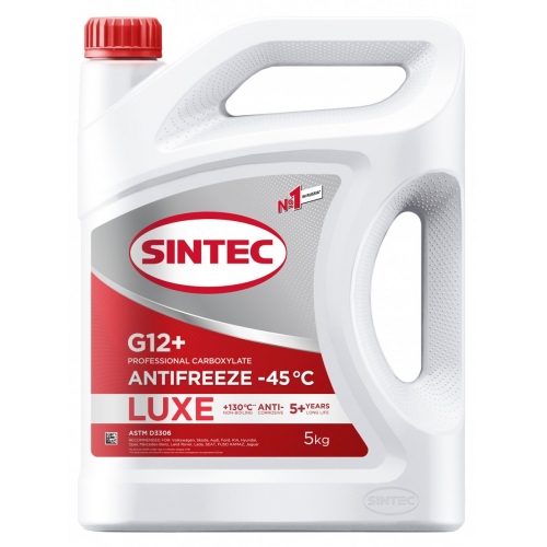 Купить Антифриз Sintec LUXE G12+ (-45) красный 5 кг, 990560 в интернет-магазине Ravta – самая низкая цена