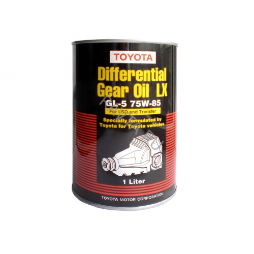 Купить Масло TOYOTA Genuine Differential Gear Oil LX (LSD) 75W 85 API GL–5 (1л) в интернет-магазине Ravta – самая низкая цена