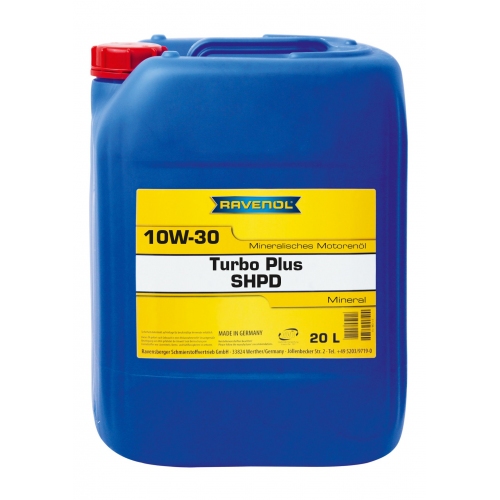 Купить Моторное масло RAVENOL Turbo plus SHPD 10W-30 (20л) в интернет-магазине Ravta – самая низкая цена