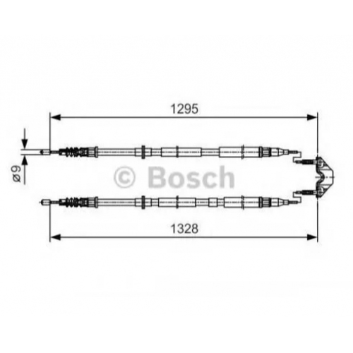 Купить 1987477908 Bosch Трос, стояночная тормозная система в интернет-магазине Ravta – самая низкая цена