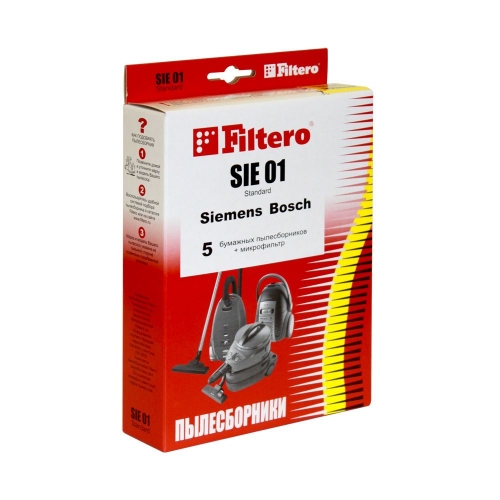 Купить Пылесборники Filtero SIE 01 (5) Standard в интернет-магазине Ravta – самая низкая цена