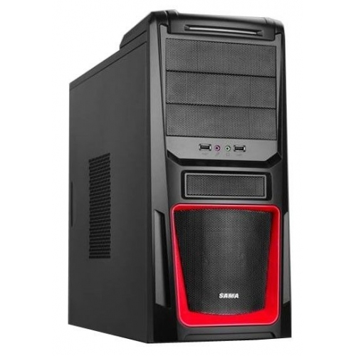 Купить Корпус ACCORD A-05B black red w/o PSU ATX 2*USB Audio в интернет-магазине Ravta – самая низкая цена