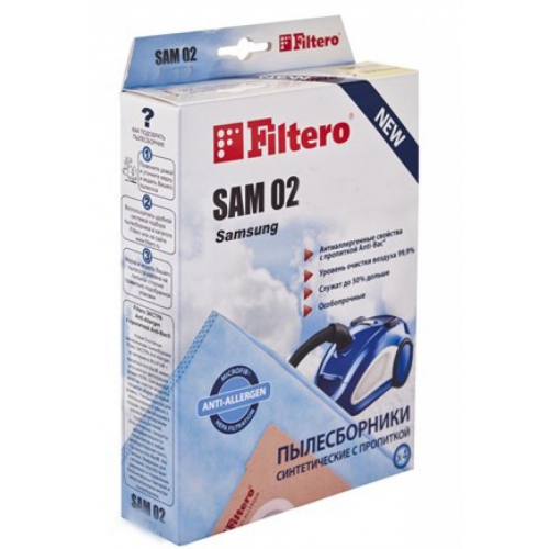 Купить Пылесборники синтетические FILTERO SAM02(4) Comfort (R) в интернет-магазине Ravta – самая низкая цена