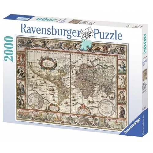 Купить Ravensburger. Пазл карт. 2000 арт.16633 "Карта мира" в интернет-магазине Ravta – самая низкая цена