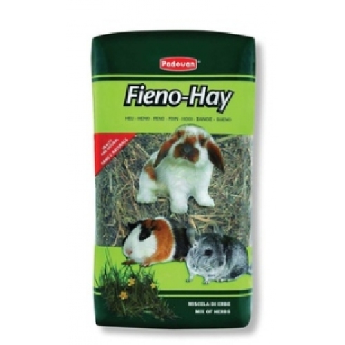 Купить Padovan Сено "Луговые травы" для грызунов и кроликов, 1кг/20л (Fieno Hay) PP00084 1кг в интернет-магазине Ravta – самая низкая цена