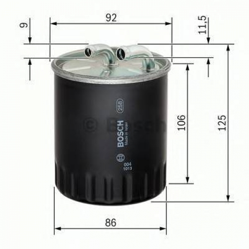 Купить (1457434437) Bosch Фильтр топливный в интернет-магазине Ravta – самая низкая цена