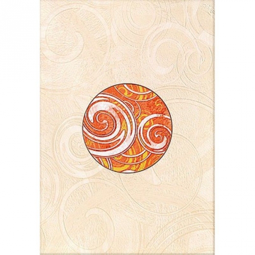 Купить Керамическая плитка декор Azori Фьюжн Коралл Рондо оранжевый 405*278 (шт.) в интернет-магазине Ravta – самая низкая цена