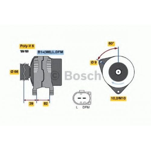 Купить (0124515028) Bosch Генератор 14v 120a в интернет-магазине Ravta – самая низкая цена