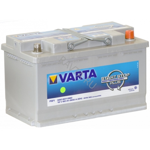 Купить Аккумулятор Varta Start Stop Plus 80Ач (правая) (580 901 080)  в интернет-магазине Ravta – самая низкая цена