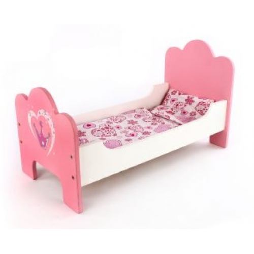 Купить Mary Poppins. Кроватка "Корона" с постелькой арт.67114/48375 (дерево) в интернет-магазине Ravta – самая низкая цена