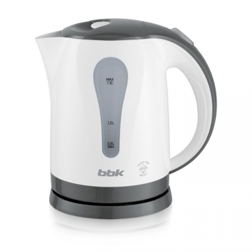 Купить Чайник BBK EK-1800P белый/серый,об.1,8л.,2200Вт.,теомопластик. в интернет-магазине Ravta – самая низкая цена