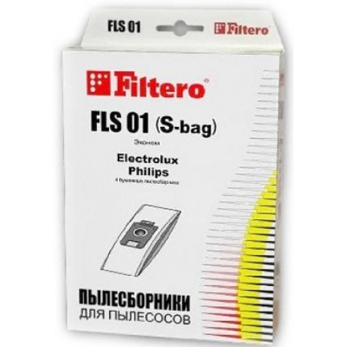 Купить Пылесборники бумажные FILTERO FLS01(S-BAG)(4) ЭКОНОМ (R) в интернет-магазине Ravta – самая низкая цена