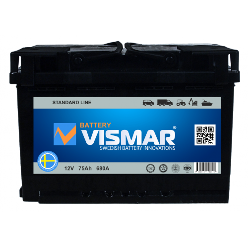Купить Аккумулятор VISMAR 6СТ-75 L (L)-(1) в интернет-магазине Ravta – самая низкая цена