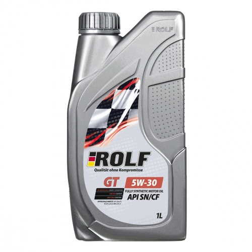 Купить Масло моторное ROLF GT SAE 5W-30 API SN/CF 1 л пластик 322446 в интернет-магазине Ravta – самая низкая цена