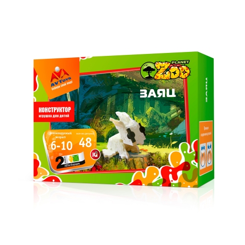Купить Той Трейд. Конструктор арт.140103 "Заяц" 48 дет. в интернет-магазине Ravta – самая низкая цена