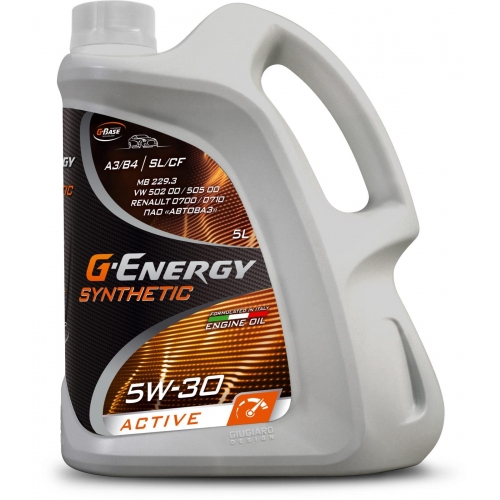 Купить Масло моторное G-Energy Synthetic Active 5W-30 5л в интернет-магазине Ravta – самая низкая цена
