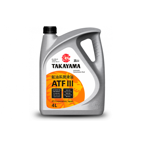 Купить Масло TAKAYAMA ATF lll 4л в интернет-магазине Ravta – самая низкая цена