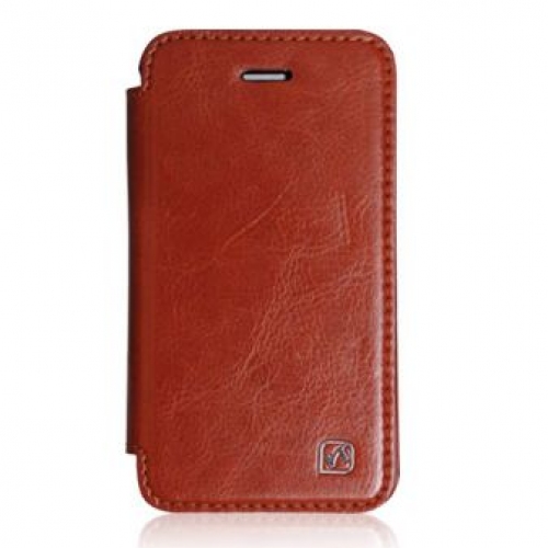 Купить Кожаный чехол HOCO Crystal folder leather case для iPhone 4/4s (коричневый) в интернет-магазине Ravta – самая низкая цена