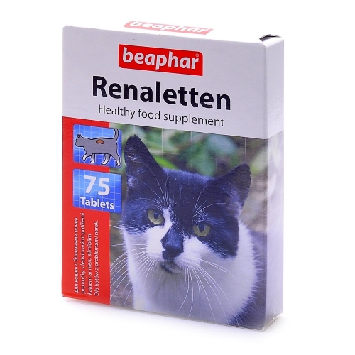 Купить Beaphar Витамины д/кошек с проблемными почками Renaletten, 75шт. в интернет-магазине Ravta – самая низкая цена