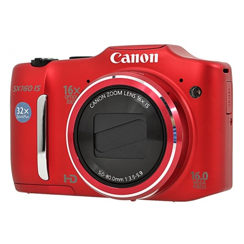 Купить Фотоаппарат Canon PowerShot SX160 IS (красный) в интернет-магазине Ravta – самая низкая цена