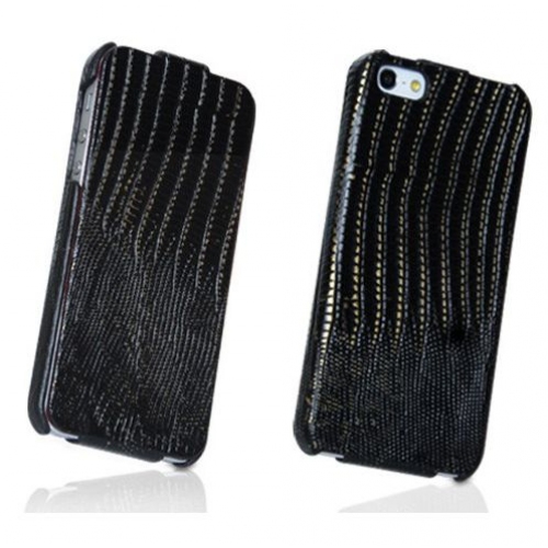 Купить Чехол Borofone Lizard flip leather case для iPhone 5, имитация кожи ящерицы (черный) в интернет-магазине Ravta – самая низкая цена