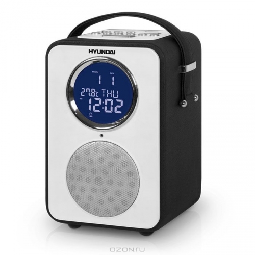 Купить Радиобудильник Hyundai H-1624 (черная кожа) в интернет-магазине Ravta – самая низкая цена