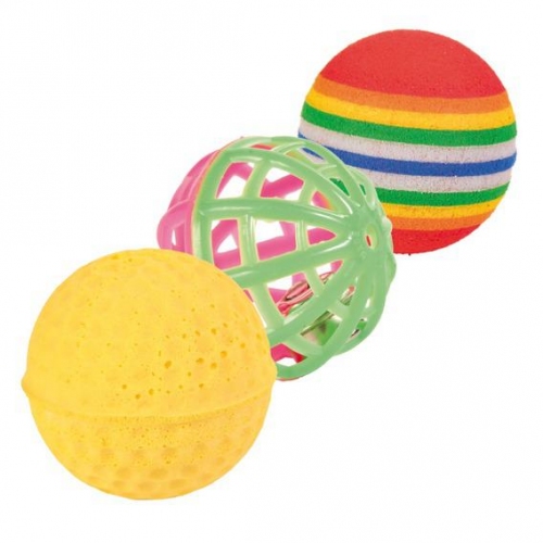Купить Игрушка TRIXIE набор из трех мячей, д. 4см в интернет-магазине Ravta – самая низкая цена
