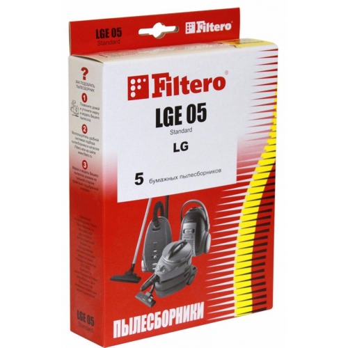 Купить Пылесборник Standard FILTERO LGE-05 (5), бумажные в интернет-магазине Ravta – самая низкая цена