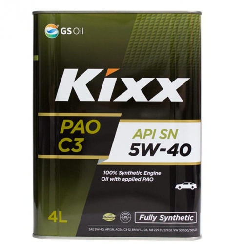 Купить Kixx PAO 5W-40 /4л в интернет-магазине Ravta – самая низкая цена