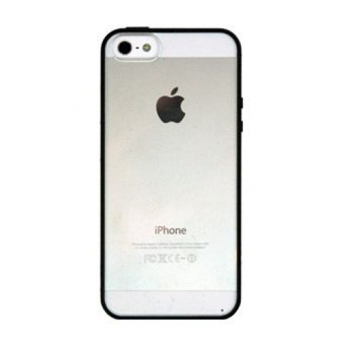 Купить Бампер с прозрачной задней крышкой для iPhone 5 (черный) в интернет-магазине Ravta – самая низкая цена