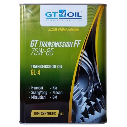 Купить Масло трансмиссионное GT OIL GT TRANSMISSION FF GL-4 75W85 полусинтетическое 4 л 8809059407806 в интернет-магазине Ravta – самая низкая цена