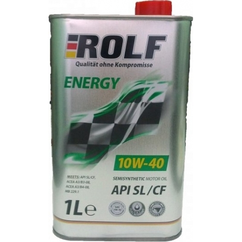 Купить Масло моторное ROLF Energy 10W-40 SL/CF (1л) 322232 в интернет-магазине Ravta – самая низкая цена