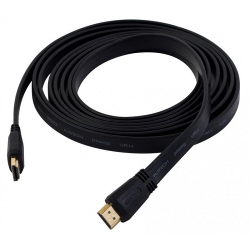 Купить Кабель Video HDMI to HDMI (19pin to 19pin) FLAT. 3m ver1.4 в интернет-магазине Ravta – самая низкая цена