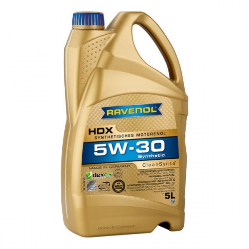 Купить Моторное масло RAVENOL HDX SAE 5W-30 (5л) в интернет-магазине Ravta – самая низкая цена