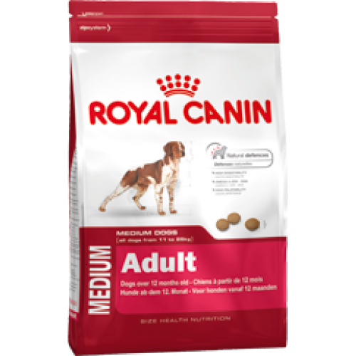 Купить Корм Royal Canin Medium Adult для собак средних пород 15кг в интернет-магазине Ravta – самая низкая цена